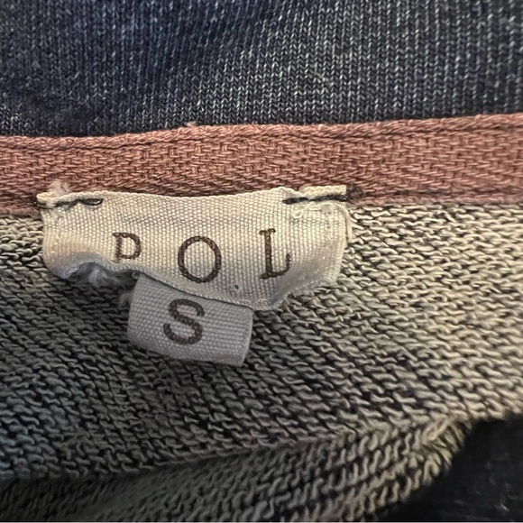 NWOT POL Distressed Hoodie - Blue - Picture 6 of 6